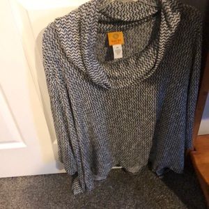 Cowl neck sweater